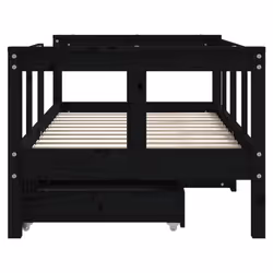 VidaXL 834416 kids bed Black Wood - Additional view 5