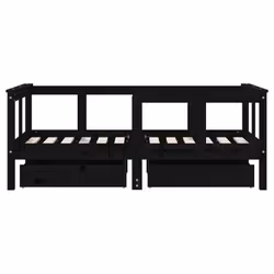 VidaXL 834416 kids bed Black Wood - Additional view 6