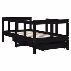 VidaXL 834416 kids bed Black Wood - Additional view 7