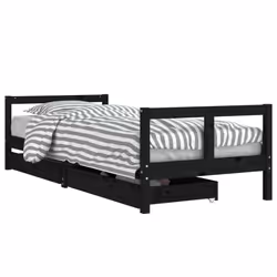 VidaXL 834419, Black, Wood, 90 x 190 mm, 1 pc(s)