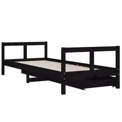 VidaXL 834419 kids bed Black Wood - Additional view 7