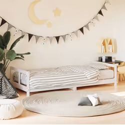 VidaXL 834421 kids bed White Wood