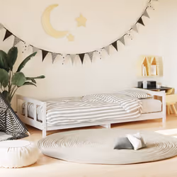 VidaXL 834424 kids bed White Wood