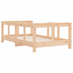 vidaXL Kids Bed Frame Wooden Bed Base Bedstead for Children Solid Wood Pine - brown, 70 x 140 cm - Additional view 5