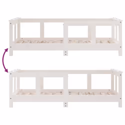 VidaXL 834427 kids bed White Wood - Additional view 7