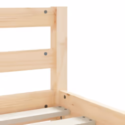 vidaXL Kids Bed Frame Wooden Bed Base Bedstead with Drawers Solid Wood Pine - brown, 80 x 200 cm - Additional view 7
