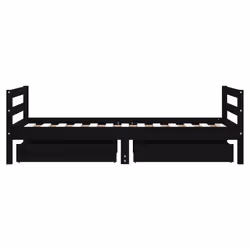 VidaXL 834437 kids bed Black Wood - Additional view 6