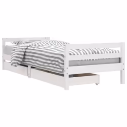 VidaXL 834439, White, Wood, 90 x 200 mm, 1 pc(s)