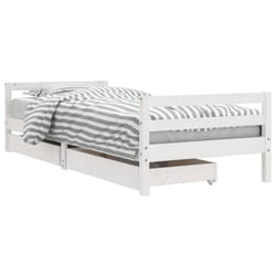 VidaXL 834439 kids bed White Wood