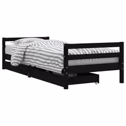 VidaXL 834440, Black, Wood, 90 x 200 mm, 1 pc(s)