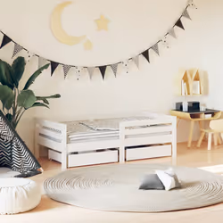 VidaXL 834442 kids bed White Wood