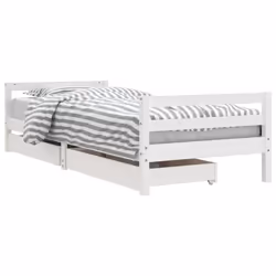 VidaXL 834448, White, Wood, 90 x 190 mm, 1 pc(s)