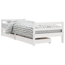 VidaXL 834448 kids bed White Wood