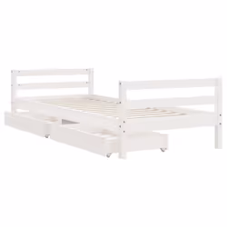 VidaXL 834448 kids bed White Wood - Additional view 4