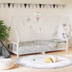 VidaXL 834454 kids bed White Wood