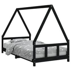 VidaXL 834455 kids bed Black Wood