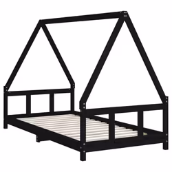VidaXL 834455 kids bed Black Wood