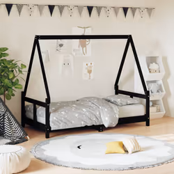 VidaXL 834461 kids bed Black Wood