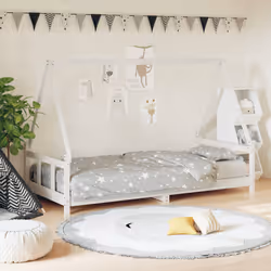 VidaXL 834463 kids bed White Wood
