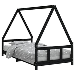 VidaXL 834464 kids bed Black Wood