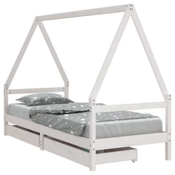 VidaXL 834466 kids bed White Wood