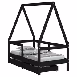 VidaXL 834467, Black, Wood, 80 x 200 mm, 1 pc(s)