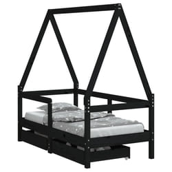VidaXL 834467 kids bed Black Wood