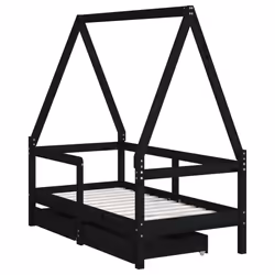 VidaXL 834467 kids bed Black Wood