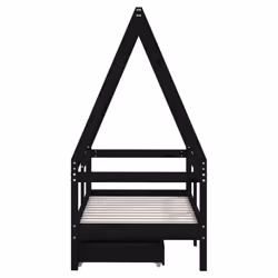 VidaXL 834467 kids bed Black Wood - Additional view 5