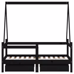 VidaXL 834467 kids bed Black Wood - Additional view 6