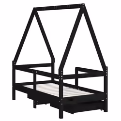 VidaXL 834467 kids bed Black Wood - Additional view 7