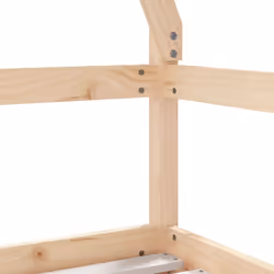 vidaXL Kids Bed Frame with Drawers Bed Base Children's Bed Solid Wood Pine - brown, 70 x 140 cm - Additional view 7