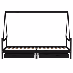 VidaXL 834479 kids bed Black Wood - Additional view 6
