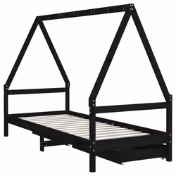 VidaXL 834479 kids bed Black Wood - Additional view 7