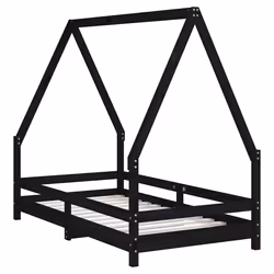 VidaXL 834482, Black, Wood, 80 x 200 mm, 1 pc(s)