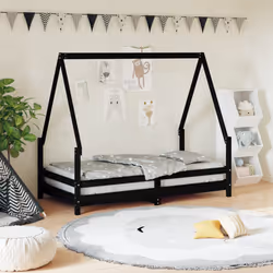 VidaXL 834482 kids bed Black Wood
