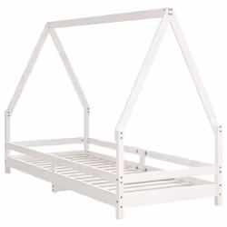 VidaXL 834484 kids bed White Wood