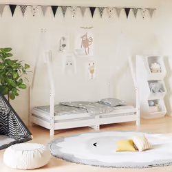 VidaXL 834487 kids bed White Wood