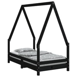 VidaXL 834488 kids bed Black Wood