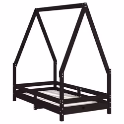 VidaXL 834488 kids bed Black Wood