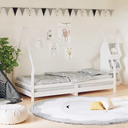 VidaXL 834493 kids bed White Wood
