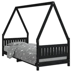 VidaXL 834497 kids bed Black Wood