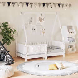 VidaXL 834502 kids bed White Wood
