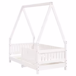 VidaXL 834502 kids bed White Wood