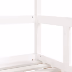vidaXL Kids Bed Frame Bedstead Mattress Foundation 90x200 cm Solid Wood Pine - white, 70 x 140 cm - Additional view 6