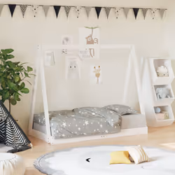 VidaXL 834526 kids bed White Wood