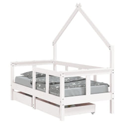 VidaXL 834541 kids bed White Wood