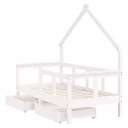 VidaXL 834541 kids bed White Wood - Additional view 4