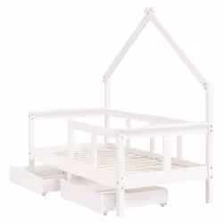VidaXL 834550 kids bed White Wood - Additional view 4