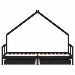 VidaXL 834551 kids bed Black Wood - Additional view 5